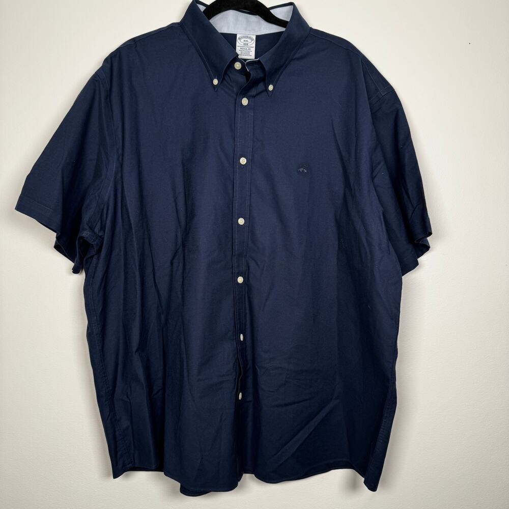 Brooks Brothers Navy Blue Polo Shirt - Regular